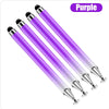 Purple precision 2-in-1 stylus pen for tablets and phones