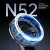 Close-up view of N52 strong neodymium magnets used for secure phone attachment.