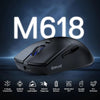 Black Redragon LIT wireless gaming mouse shown with various features listed below the product.