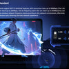 A laptop displays a graphic of a martial artist with blue energy, next to an illustration showing 2.4G and 5G Wi-Fi speeds.