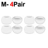 Quatre embouts en silicone blancs pour AirPods Pro