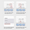 Diagramme montrant le processus de connexion pour un combo clavier et souris Bluetooth universel.