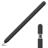 A black silicone protective case for a pencil shown diagonally.