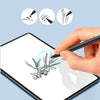 يد تمسك بقلم يرسم على شاشة تابلت، توضح ريشة بديلة دقيقة لقلم Honor Magic Pencil 3.
