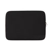 Funda delgada de algodón negra para portátiles y tabletas