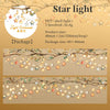 A package of Star light decorative PET shell tape with various star shapes and gold accents for crafting