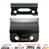 A black professional cordless hair clipper featuring precision fade blades and a metallic body.
