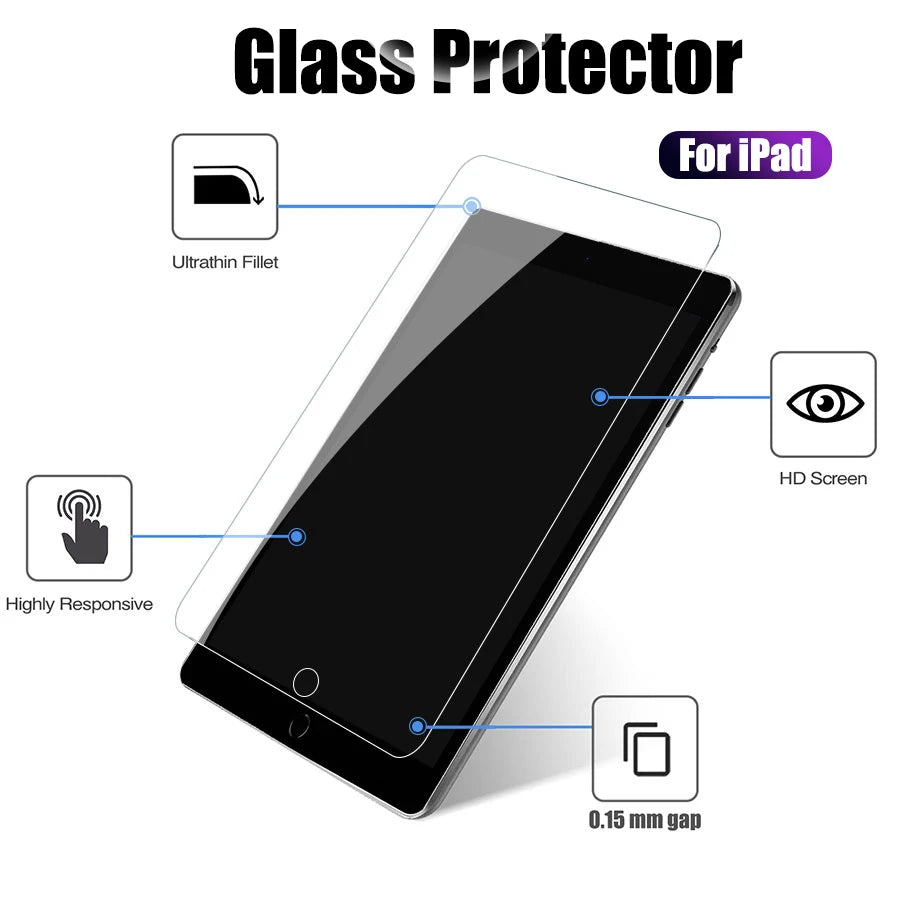 Glas-Schutz für iPad mit Merkmalen wie ultrahin Fillet und HD-Bildschirmschutz