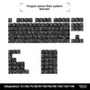 Forged carbon fiber pattern keycaps for MX mechanical keyboards