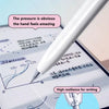 Primer plano de la punta de un bolígrafo blanco demostrando un efecto de rebote mágico en papel, usado para la experiencia de