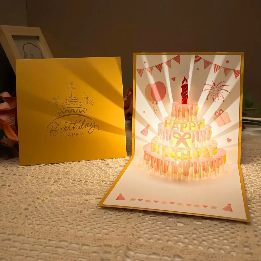 Musical LED Birthday Greeting Card