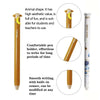 A set of cute animal-shaped gel pens with an eraser, suitable for students and teachers.
