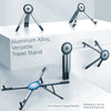 Aluminum Alloy versatile travel stand with magnetic phone holder and selfie stick features