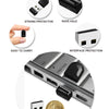 Hochgeschwindigkeits-USB-Stick mit Schutzmerkmalen wie einem Seilloch und Schnittschutz.