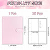 Pink A5 photo album binder for K-Pop collectibles shown in single and twenty-five piece options
