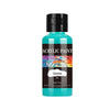 Dunkelgrüne Flasche Acrylfarbe als Pigment für Stoff und Leder DIY