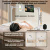 Überkopf-Ständer mit universeller Klemmvorrichtung für Mobiltelefone und Tablets, um ein Gerät über den Kopf einer Person zu 