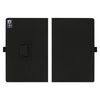 Black protective case for a tablet or PC, featuring a camera lens cutout.