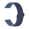 A dark blue adjustable magnetic loop watch band shown from the side.