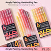 A collection of Languo 90-color acrylic gel pens in various shades displayed on a white background.