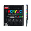 A box and a black acrylic brush marker pen set for DIY art and crafting.