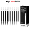 A box containing 10 black refills for a Kefill Asian Standard gel ink pen.