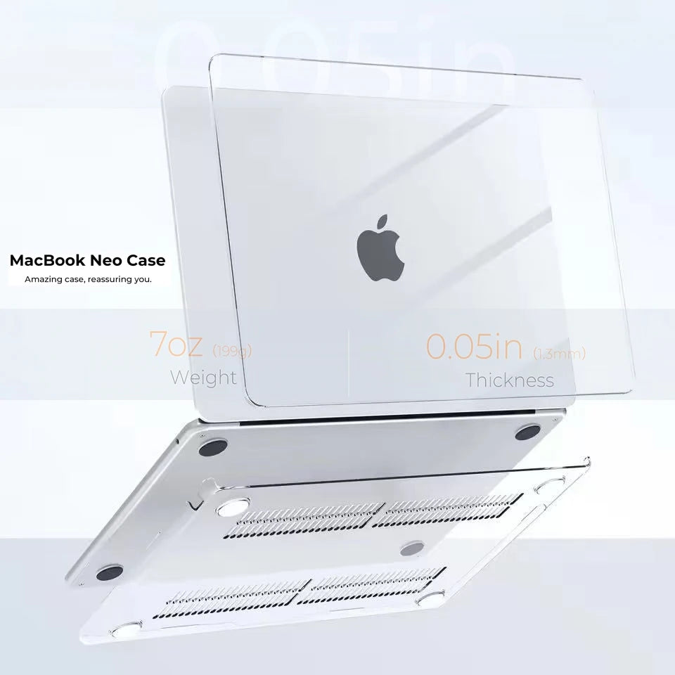 A silver hard shell cover for a MacBook Pro laptop, shown with the disassembled components.