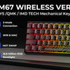 XVX M67 wireless version 67 keys mechanical keyboard featuring QMK/VIA support and IMD tech