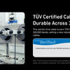 TÜV-zertiertes Kabel, das über 300.000 Biegungen belastet wird, um seine Strapazierfähigkeit zu beweisen.