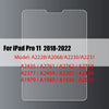 Transparentes gehärtetes Schutzglas für iPad Pro 11 Modelle von 2018 bis 2022