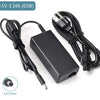 Black universal laptop power adapter with a cable and connector for Dell Inspiron series.