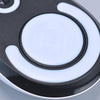 A close-up view of black and white mouse skates for Logitech G PRO Wireless gaming mouse.
