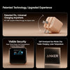 Anker 45W Nano Smart Display Charger featuring a patented pin for universal charging.