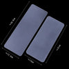 Housse de clavier pour ordinateur portable en silicone translucide, dimensions 36,8 cm x 13,3 cm.