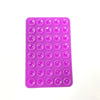 A purple silicone phone mount grip with multiple hemispherical silicone grips.