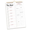 A weekly meal planner and grocery list pad with sections for meals, snacks, and beverages.