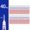 40 pieces of precision waterproof marking pens for woodworking and crafts displayed in a row.