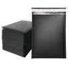 A stack of black padded bubble mailers with self-seal closures.