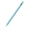 Un stylet capacitif bleu clair, montré en diagonale sur fond blanc.