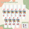 A set of ten 9g solid adhesive glue sticks in various colors and packaging.