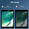 Comparison of HD clarity on a tablet screen showing clear water and clouds.