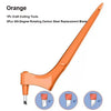 Orange 360-degree rotating carbon steel replacement blade craft cutting tool with various angles