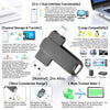 A black USB 2.0 Type-C OTG flash drive with a durable zinc alloy design.