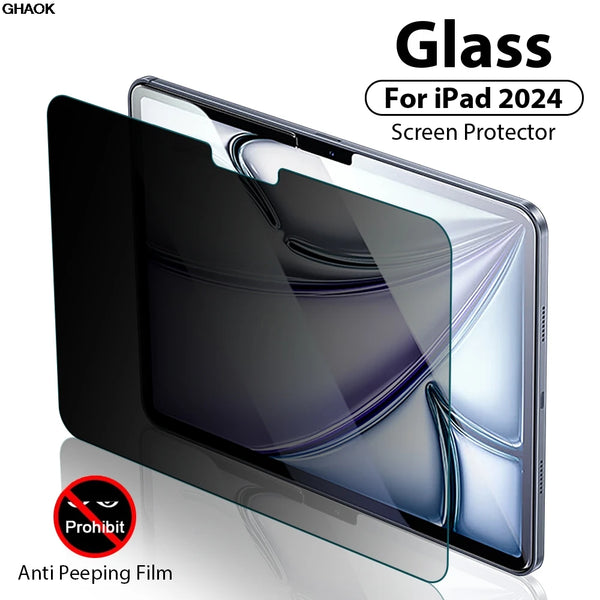 Anti-Peeping Tempered Glass Screen Protector for iPad Models
