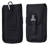 Black multilayer card slot phone pouch for Doogee and similar models