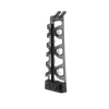 A vertical cooling fan with multiple LED lights, designed for PS5 console cooling.