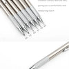 A set of precision mechanical pencils with various tip sizes and a durable design.