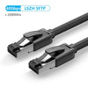 Schwarzer QSFP Ethernet-Patchkabel-Stecker für 40Gbps LSZH SFTP