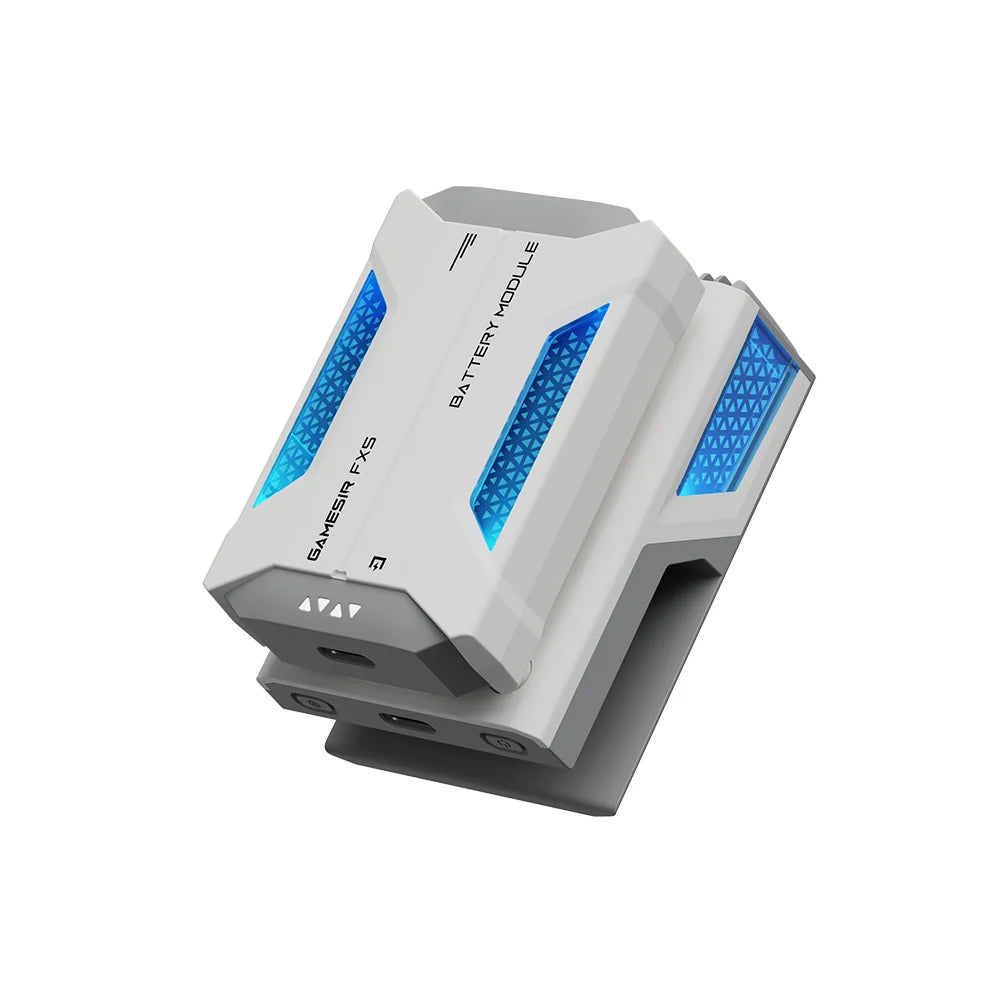 Weißer GameSir FX5 kabelloser Kühler-Modul für mobile Spielcontroller.