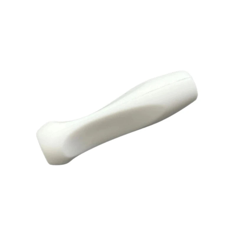 White silicone pen grip sleeve for digital pens